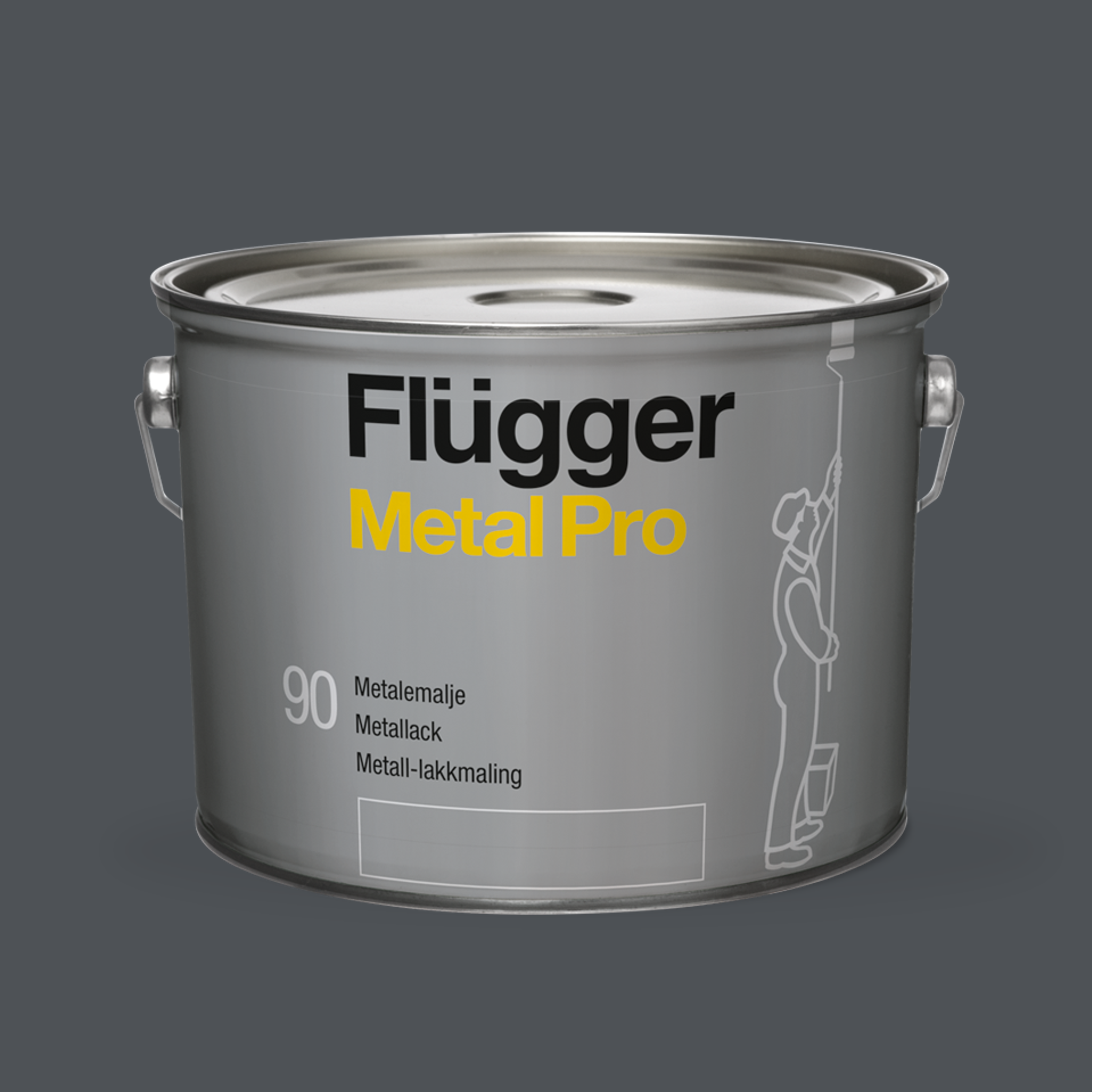 Flugger Metalmaling Antracitgrå